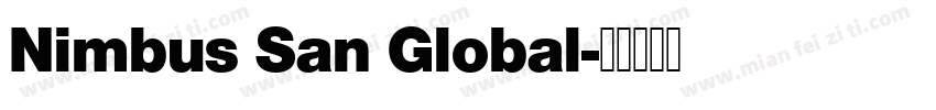 Nimbus San Global字体转换